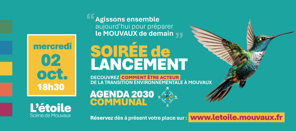 Soirée de lancement de l'agenda 2030, mercredi 2 octobre 2024 à 18H30