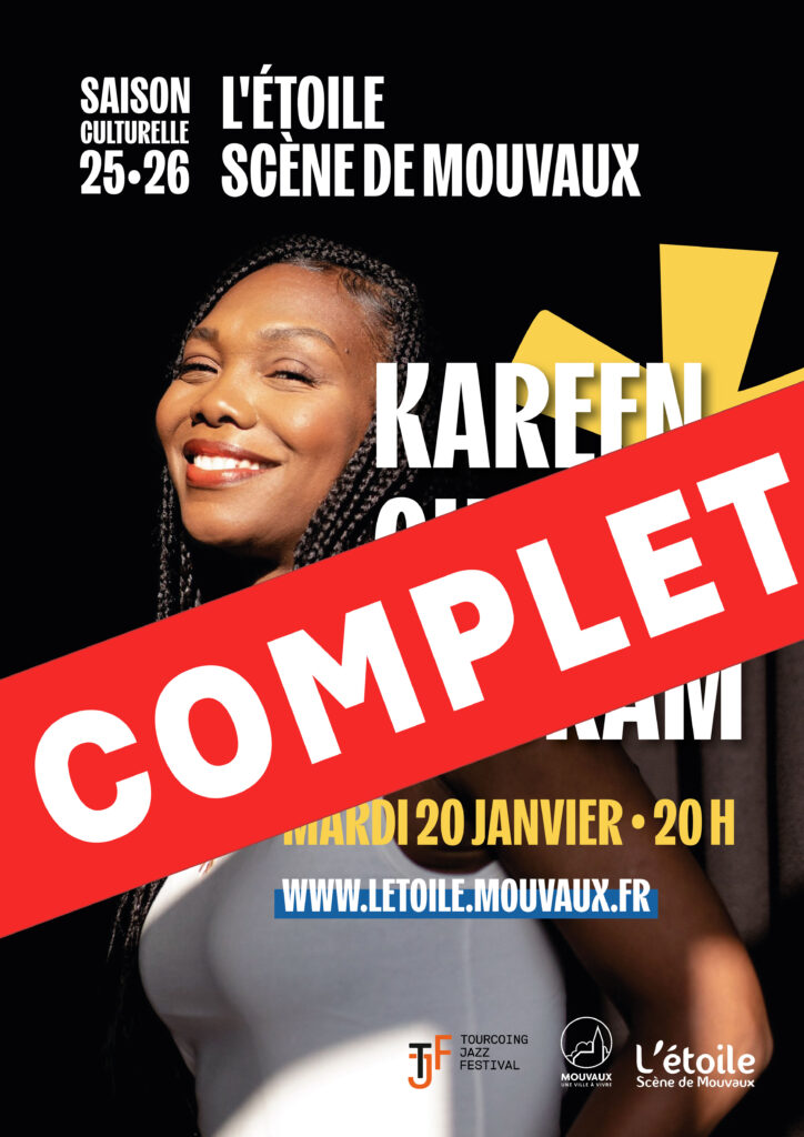 Kareen Guiock Thuram hommage à Nina Simone, mardi 20 janvier 2025 à L'étoile - Scène de Mouvaux (complet)