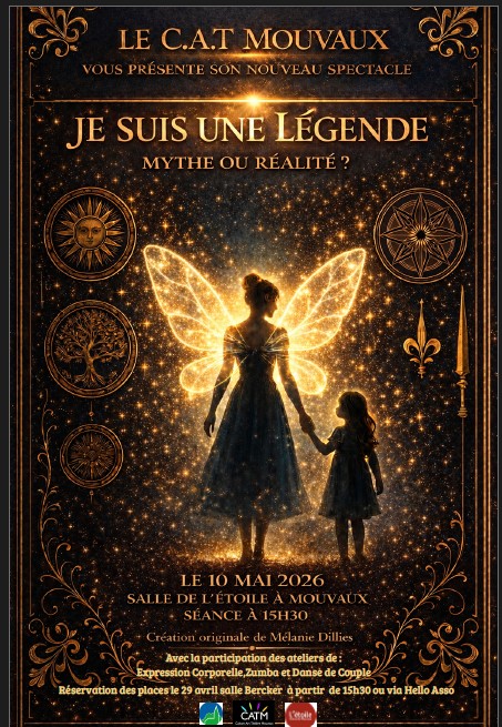 Gala de danse : Je suis une légende, dimanche 10 mai 2026 à 15h30 à L'étoile - Scène de Mouvaux