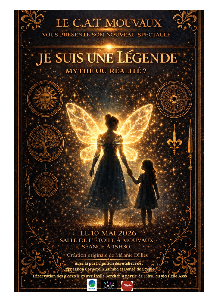 Gala de danse : Je suis une légende, dimanche 10 mai 2026 à 15h30 à L'étoile - Scène de Mouvaux